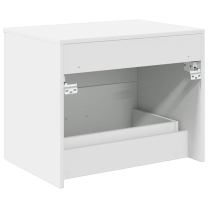 Wall-Mounted Bathroom Cabinet White 62.5 x 44.5 x 50 cm