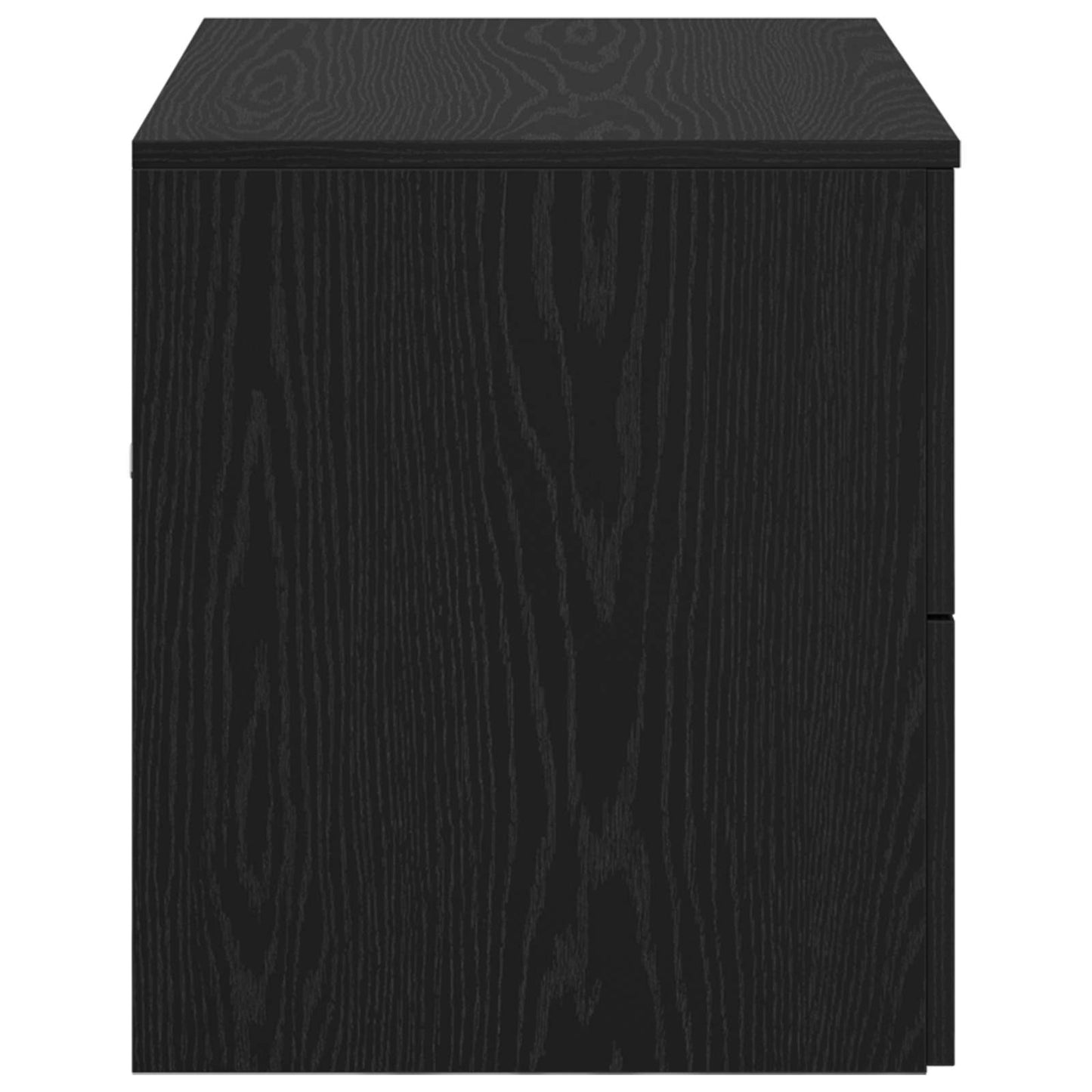 Wall-Mounted Bathroom Cabinet Black Oak 62.5 x 44.5 x 50 cm