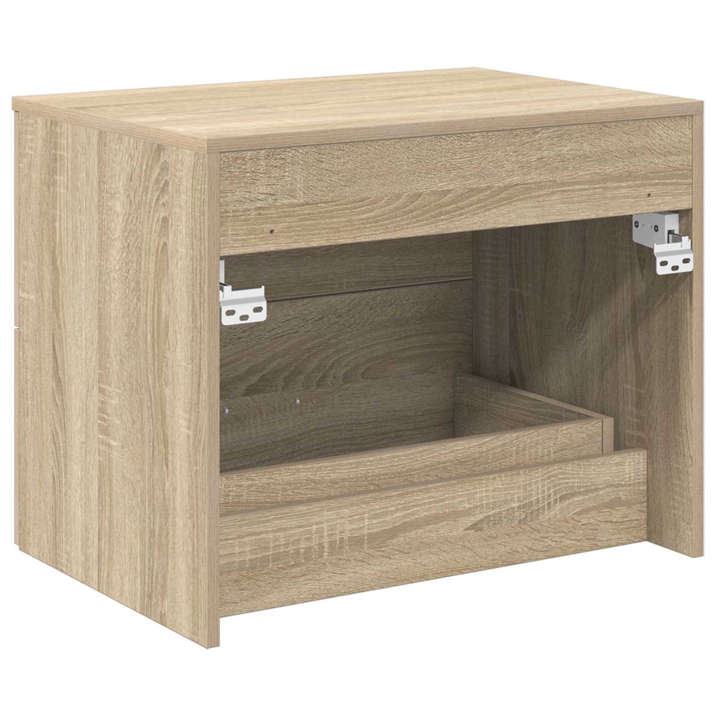Wall-Mounted Bathroom Cabinet Sonoma Oak 62.5 x 44.5 x 50 cm