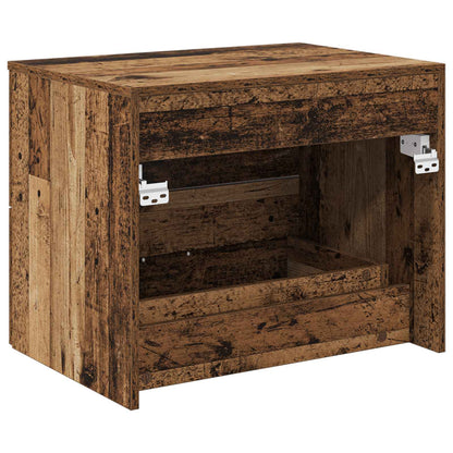 Wall-Mounted Bathroom Cabinet Old Wood 62.5 x 44.5 x 50 cm