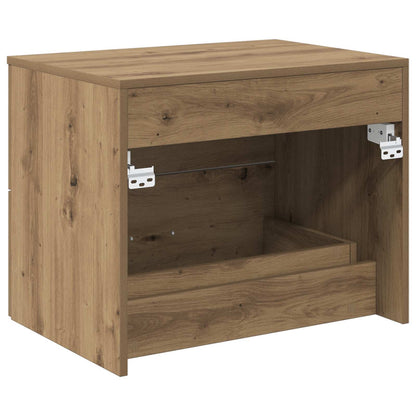 Wall-Mounted Bathroom Cabinet Artisan Oak 62.5 x 44.5 x 50 cm