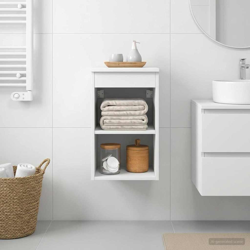 Bathroom Cabinet In-between White 30 x 35 x 50 cm