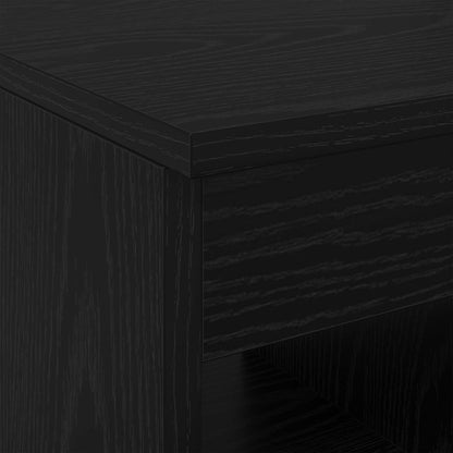 Bathroom Cabinet In-between Black Oak 30 x 35 x 50 cm