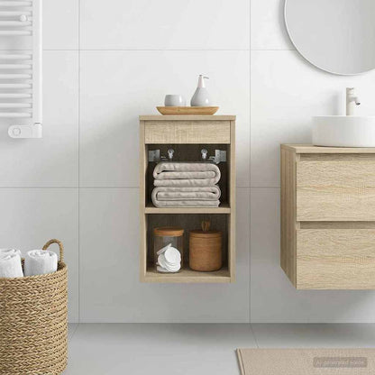 Bathroom Cabinet In-between Sonoma Oak 30 x 35 x 50 cm