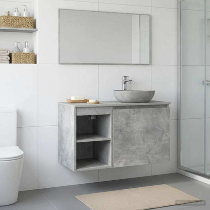 Bathroom Cabinet In-between Concrete Grey 30 x 35 x 50 cm