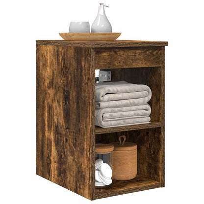Bathroom Cabinet In-between Smoked Oak 30 x 35 x 50 cm