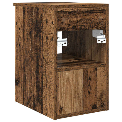 Bathroom Cabinet In-between Old Wood 30 x 35 x 50 cm