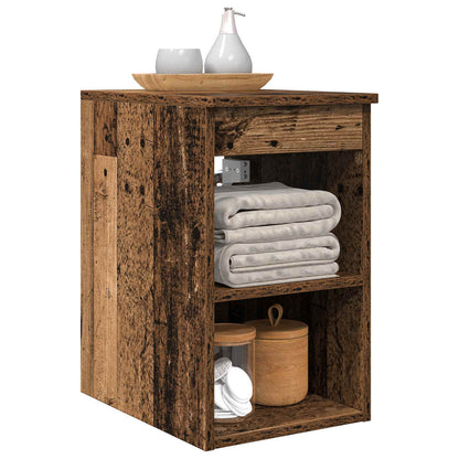 Bathroom Cabinet In-between Old Wood 30 x 35 x 50 cm