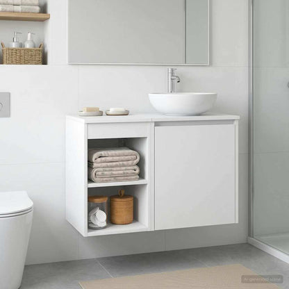 Bathroom Cabinet In-between White 30 x 41 x 50 cm