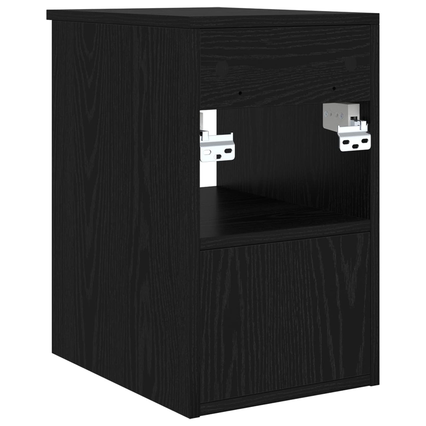 Bathroom Cabinet In-between Black Oak 30 x 41 x 50 cm