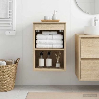 Bathroom Cabinet In-between Sonoma Oak 30 x 41 x 50 cm