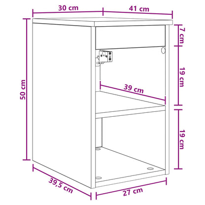 Bathroom Cabinet In-between Sonoma Oak 30 x 41 x 50 cm