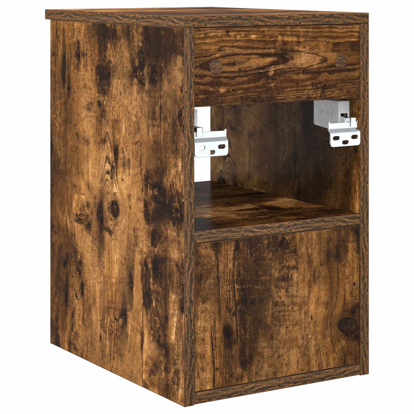 Bathroom Cabinet In-between Smoked Oak 30 x 41 x 50 cm