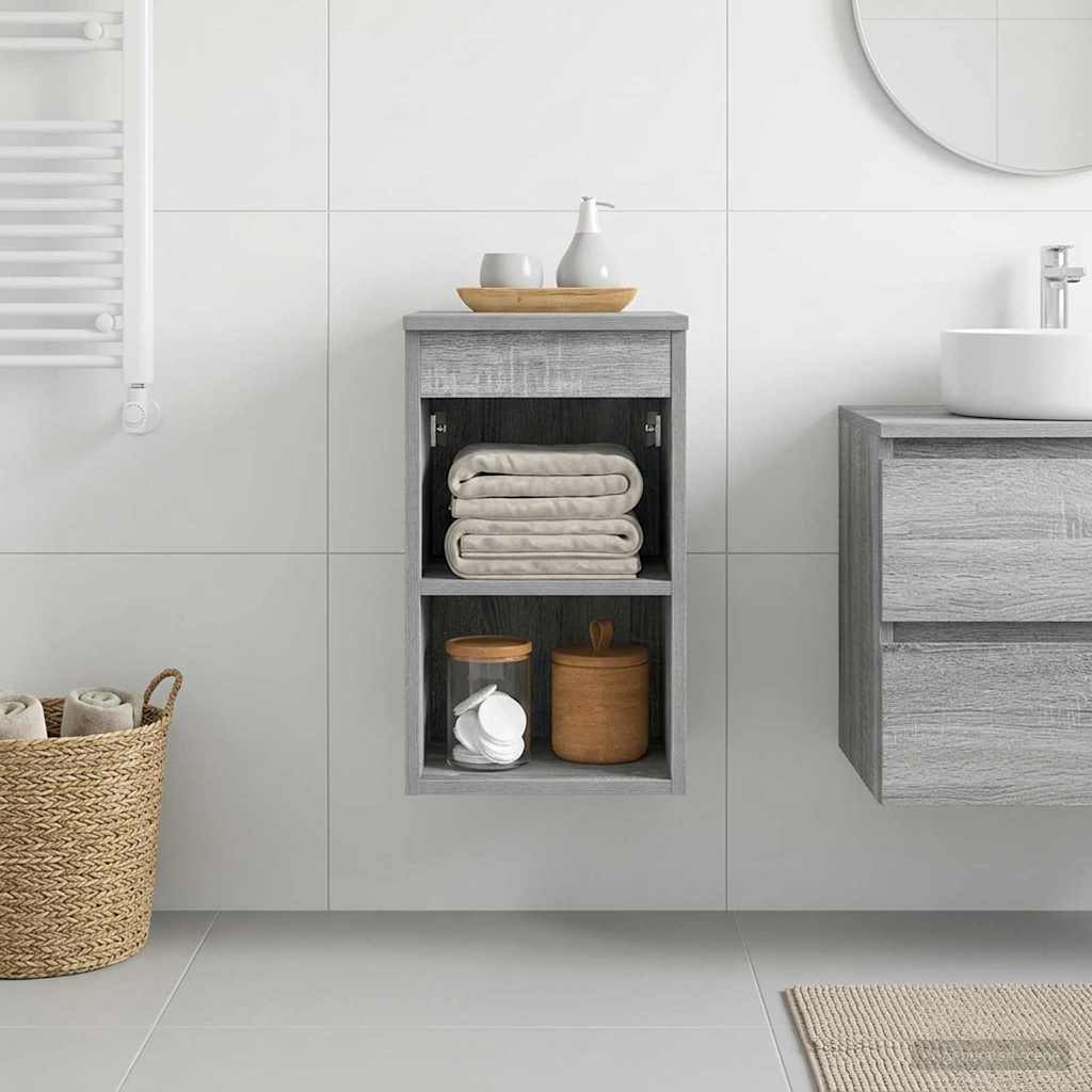 Bathroom Cabinet In-between Grey Sonoma 30 x 41 x 50 cm