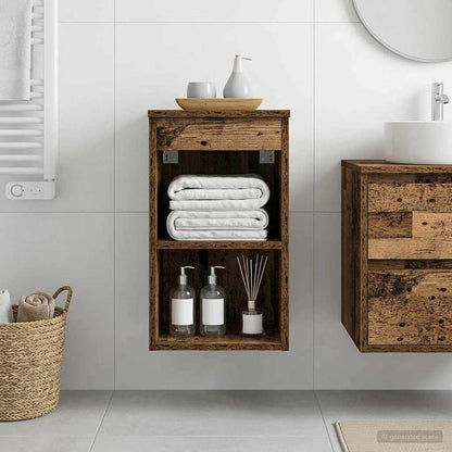 Bathroom Cabinet In-between Old Wood 30 x 41 x 50 cm