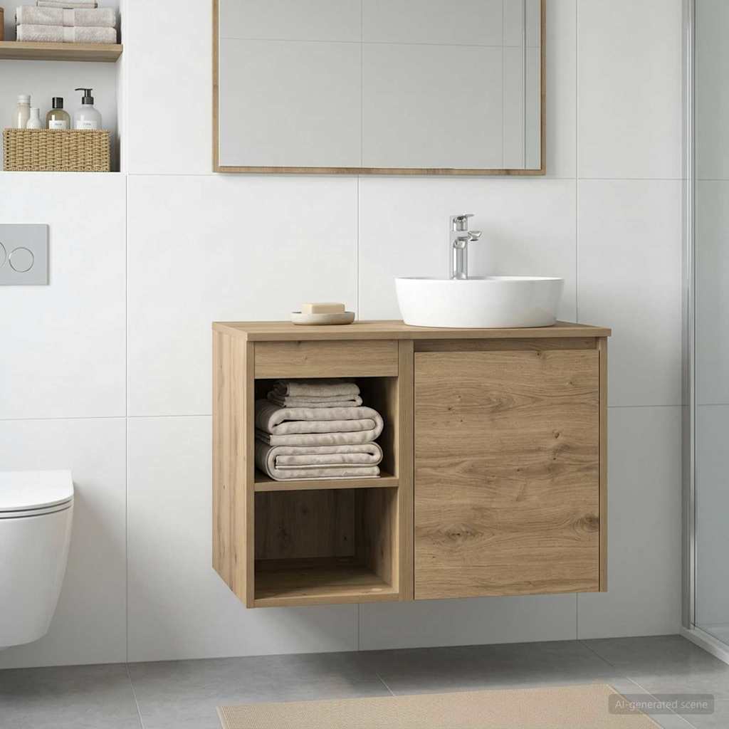 Bathroom Cabinet In-between Artisan Oak 30 x 41 x 50 cm