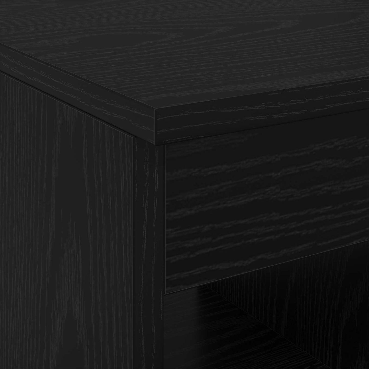 Bathroom Cabinet In-between Black Oak 30 x 44.5 x 50 cm