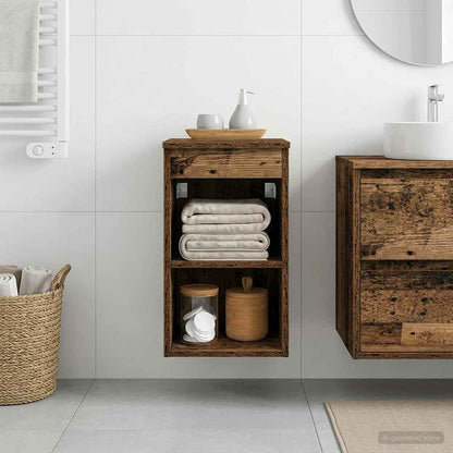 Bathroom Cabinet In-between Old Wood 30 x 44.5 x 50 cm
