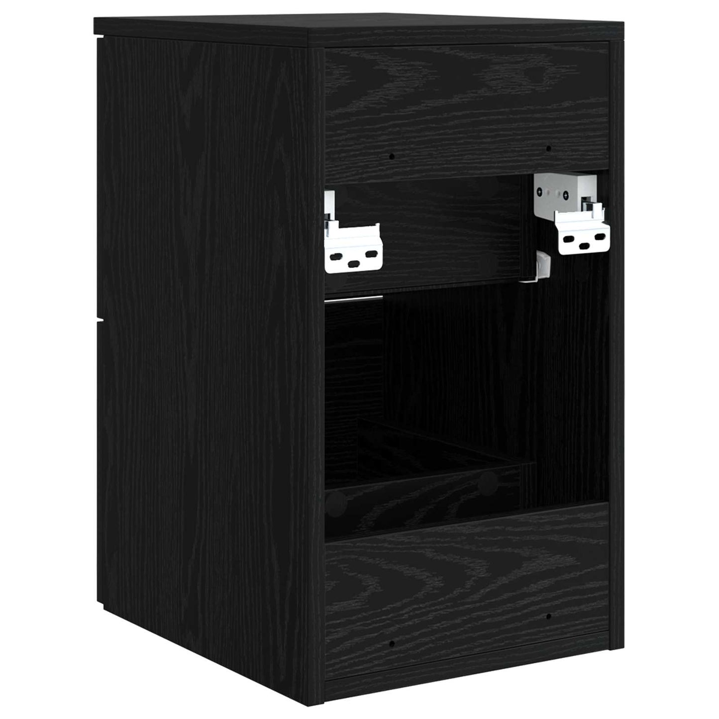 Bathroom Cabinet In-between Black Oak 30 x 35 x 50 cm