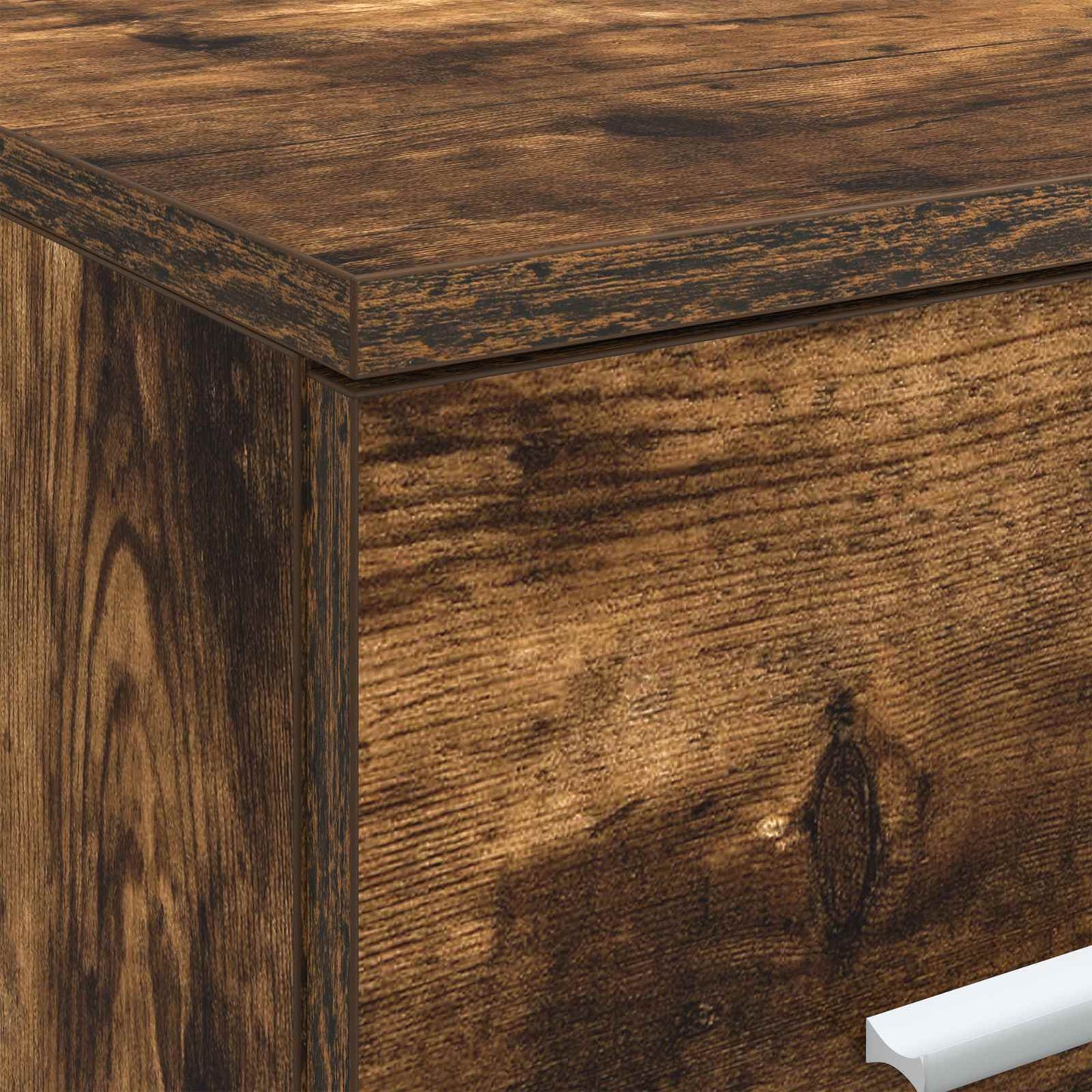Bathroom Cabinet In-between Smoked Oak 30 x 35 x 50 cm