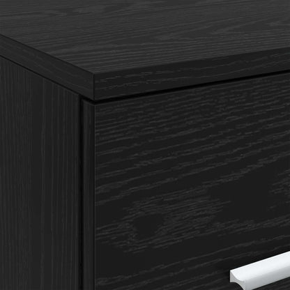 Bathroom Cabinet In-between Black Oak 30 x 41 x 50 cm