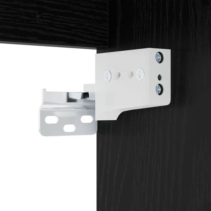 Bathroom Cabinet In-between Black Oak 30 x 41 x 50 cm