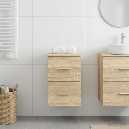 Bathroom Cabinet In-between Sonoma Oak 30 x 41 x 50 cm
