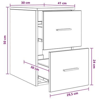 Bathroom Cabinet In-between Artisan Oak 30 x 41 x 50 cm