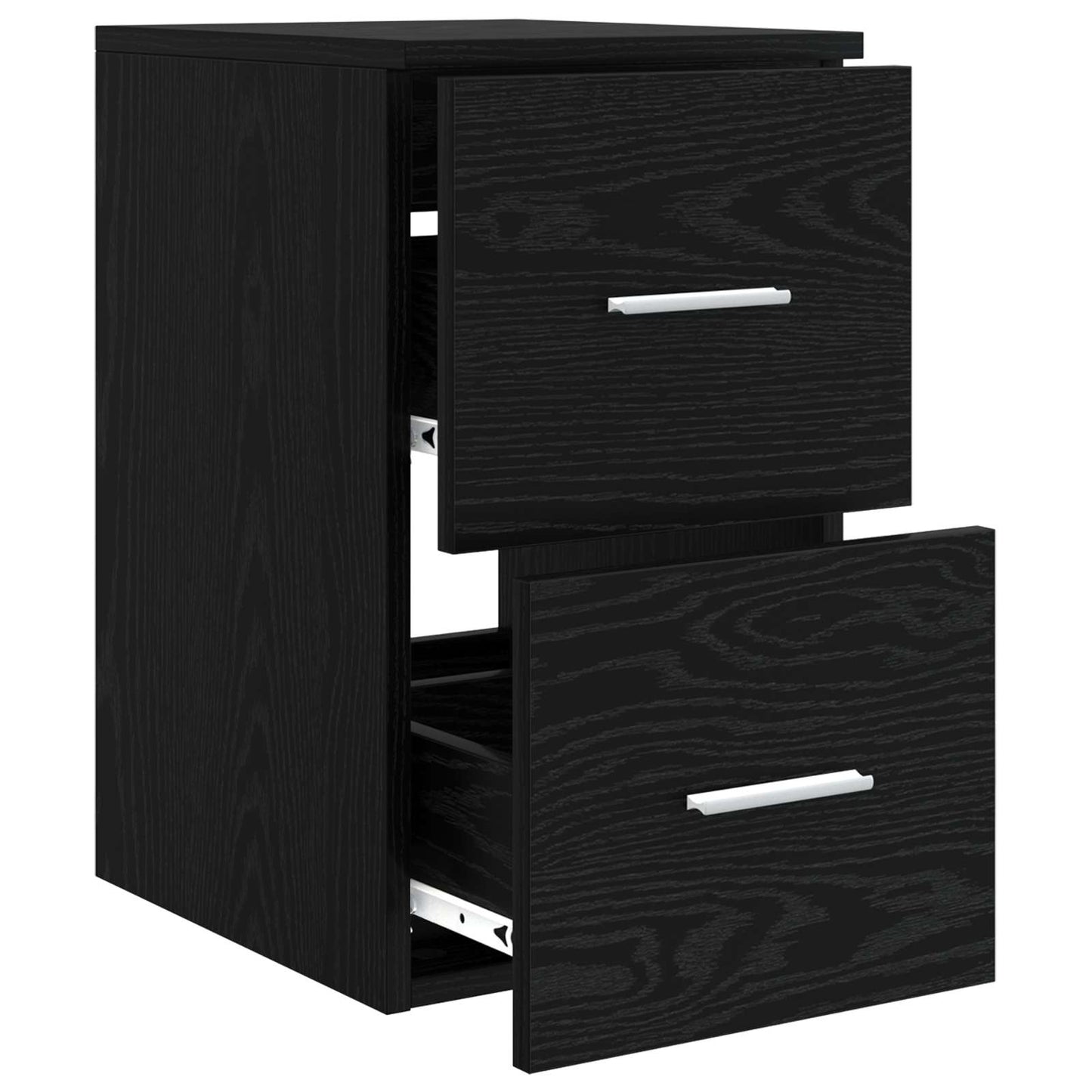 Bathroom Cabinet In-between Black Oak 30 x 44.5 x 50 cm