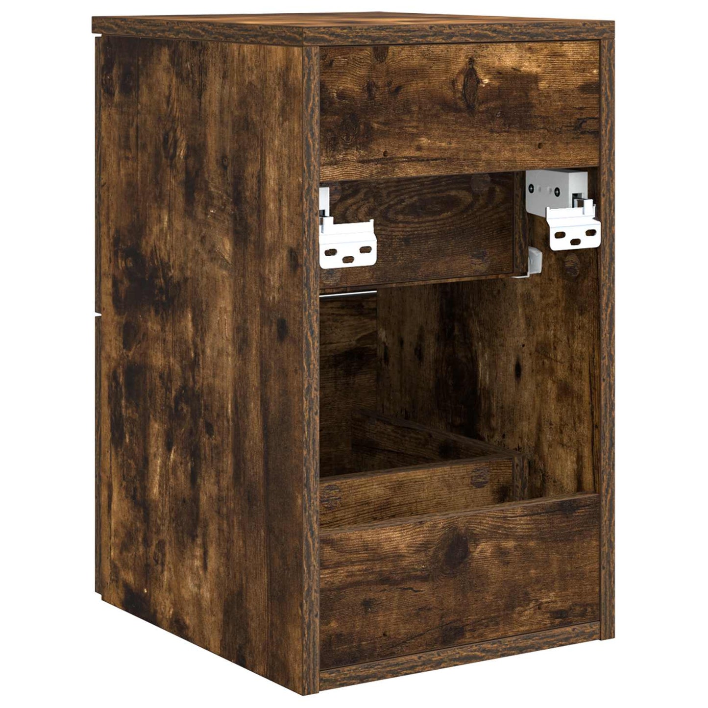 Bathroom Cabinet In-between Smoked Oak 30 x 44.5 x 50 cm
