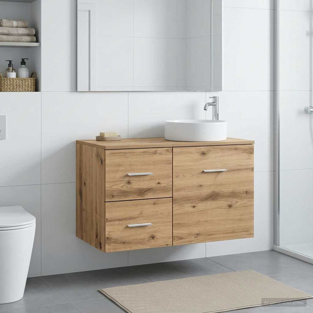Bathroom Cabinet In-between Old Wood 30 x 44.5 x 50 cm
