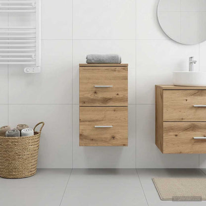 Bathroom Cabinet In-between Old Wood 30 x 44.5 x 50 cm
