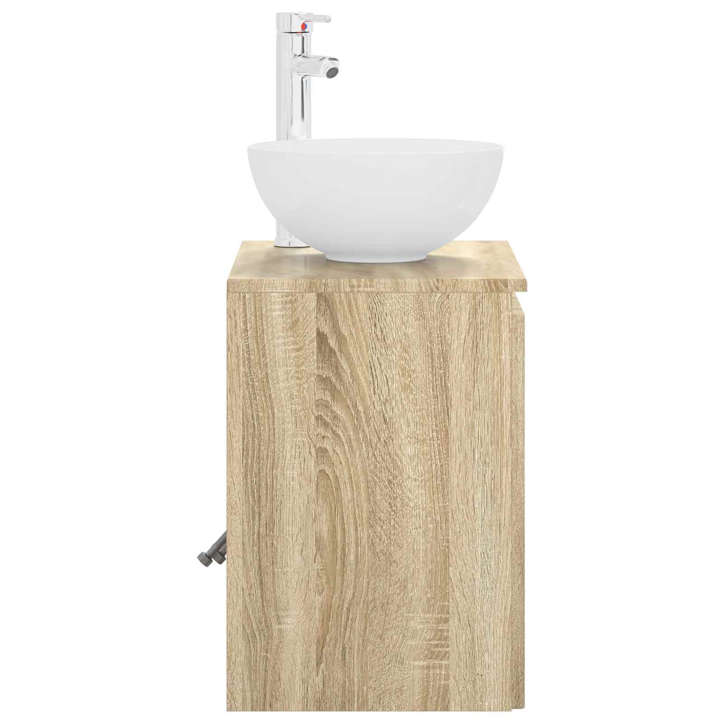Wall-Mounted Sink Vanity Sonoma Oak 49.5 x 35 x 63 cm