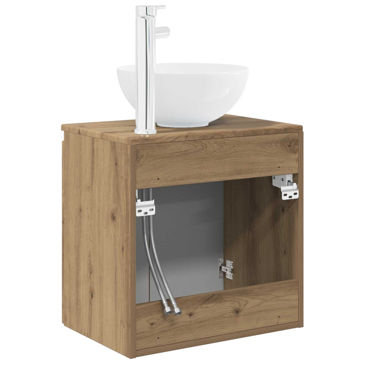 Wall-Mounted Sink Vanity Artisan Oak 49.5 x 35 x 63 cm