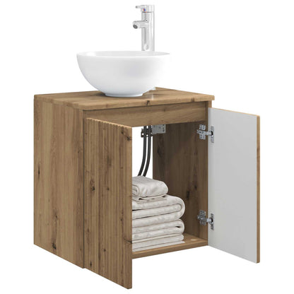 Wall-Mounted Sink Vanity Artisan Oak 49.5 x 35 x 63 cm