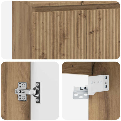Wall-Mounted Sink Vanity Artisan Oak 49.5 x 41 x 63 cm