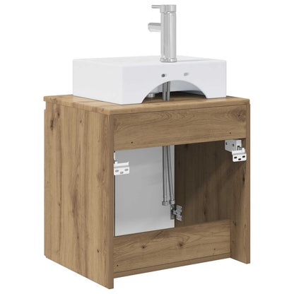 Wall-Mounted Sink Vanity Artisan Oak 49.5 x 41 x 62.5 cm