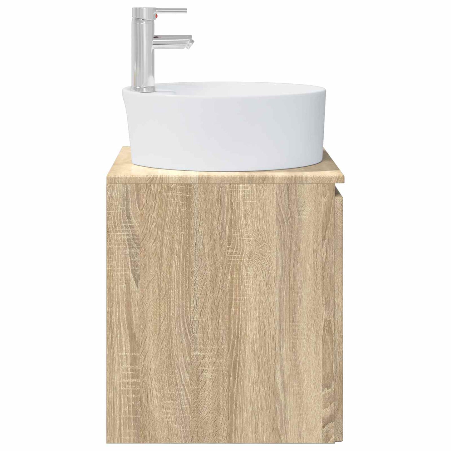 Wall-Mounted Sink Vanity Sonoma Oak 49.5 x 44.5 x 65 cm