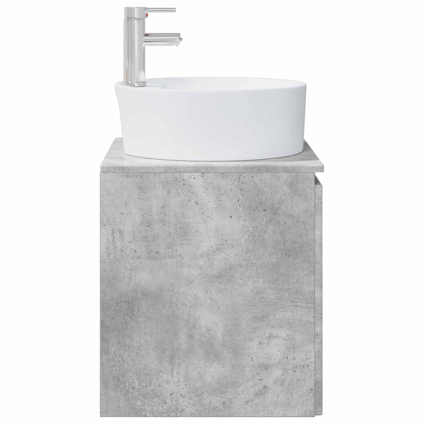Wall-Mounted Sink Vanity Concrete Grey 49.5 x 44.5 x 65 cm