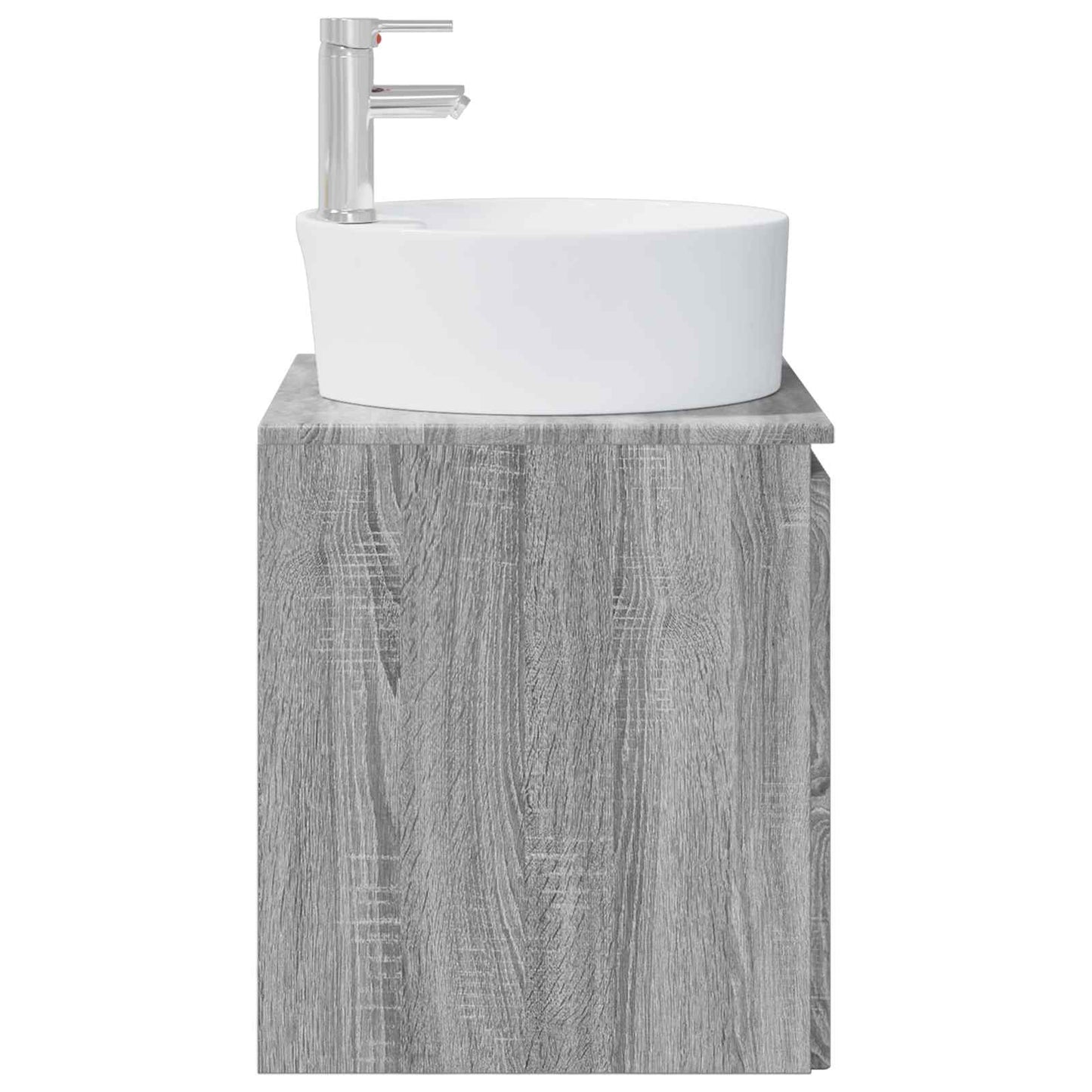 Wall-Mounted Sink Vanity Grey Sonoma 49.5 x 44.5 x 65 cm