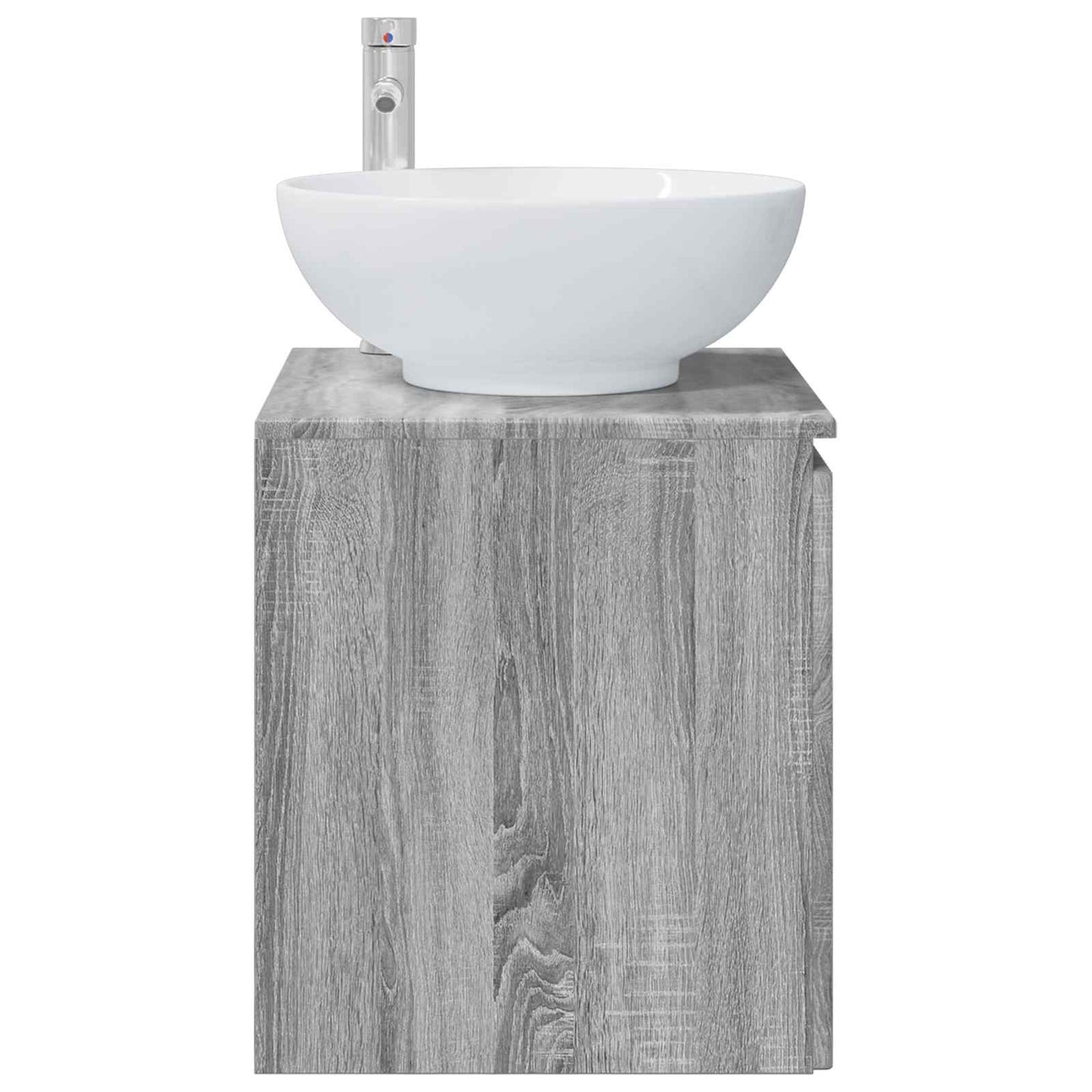 Wall-Mounted Sink Vanity Grey Sonoma 49.5 x 44.5 x 65 cm