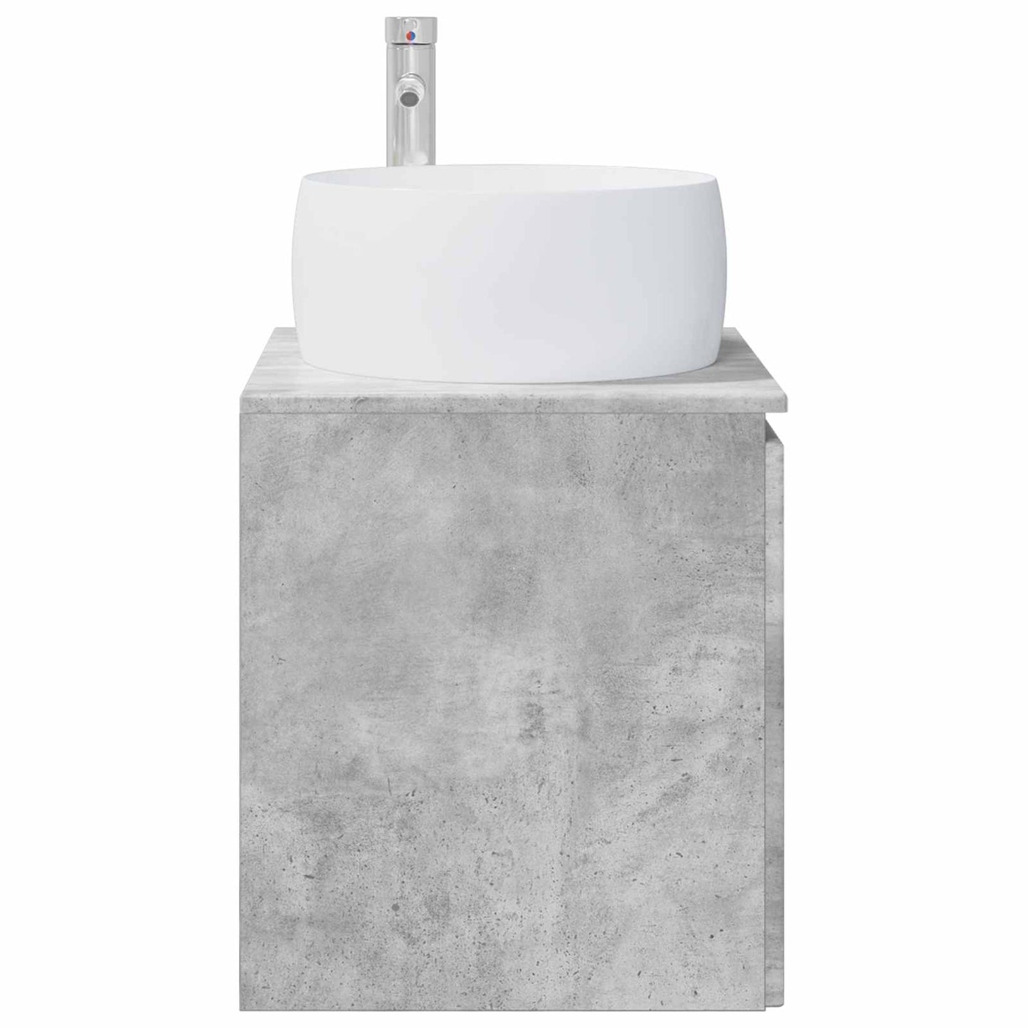 Wall-Mounted Sink Vanity Concrete Grey 49.5 x 44.5 x 66 cm