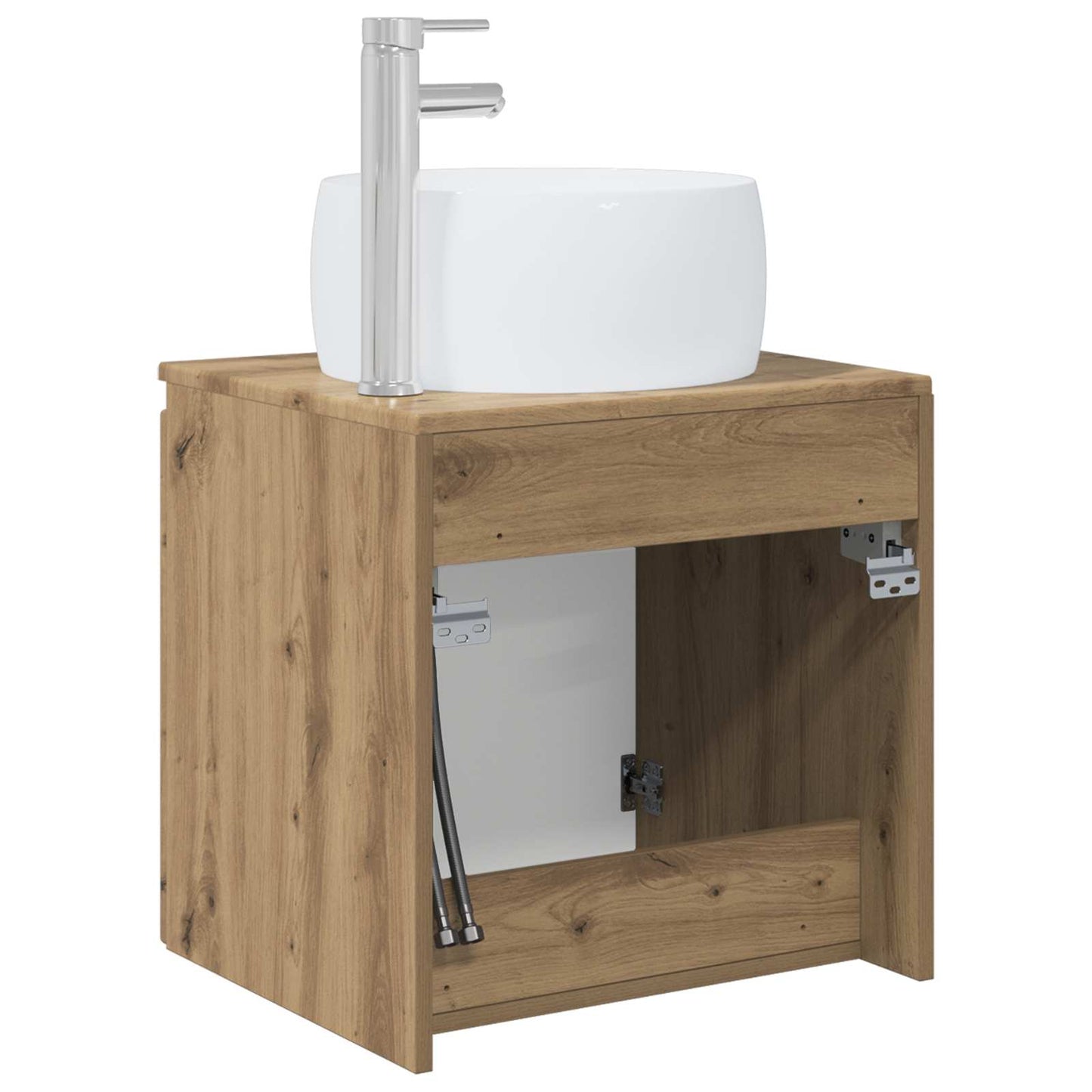 Wall-Mounted Sink Vanity Artisan Oak 49.5 x 44.5 x 66 cm