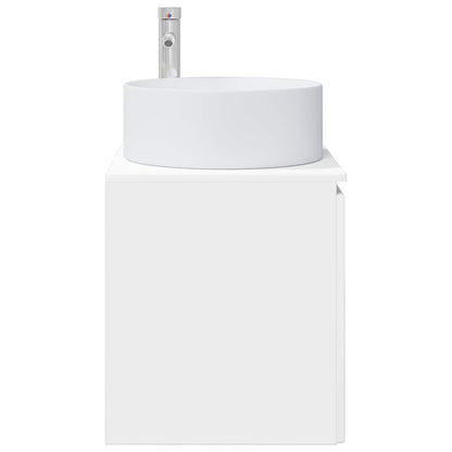 Wall-mounted Sink Vanity White 49.5 x 44.5 x 65.5 cm