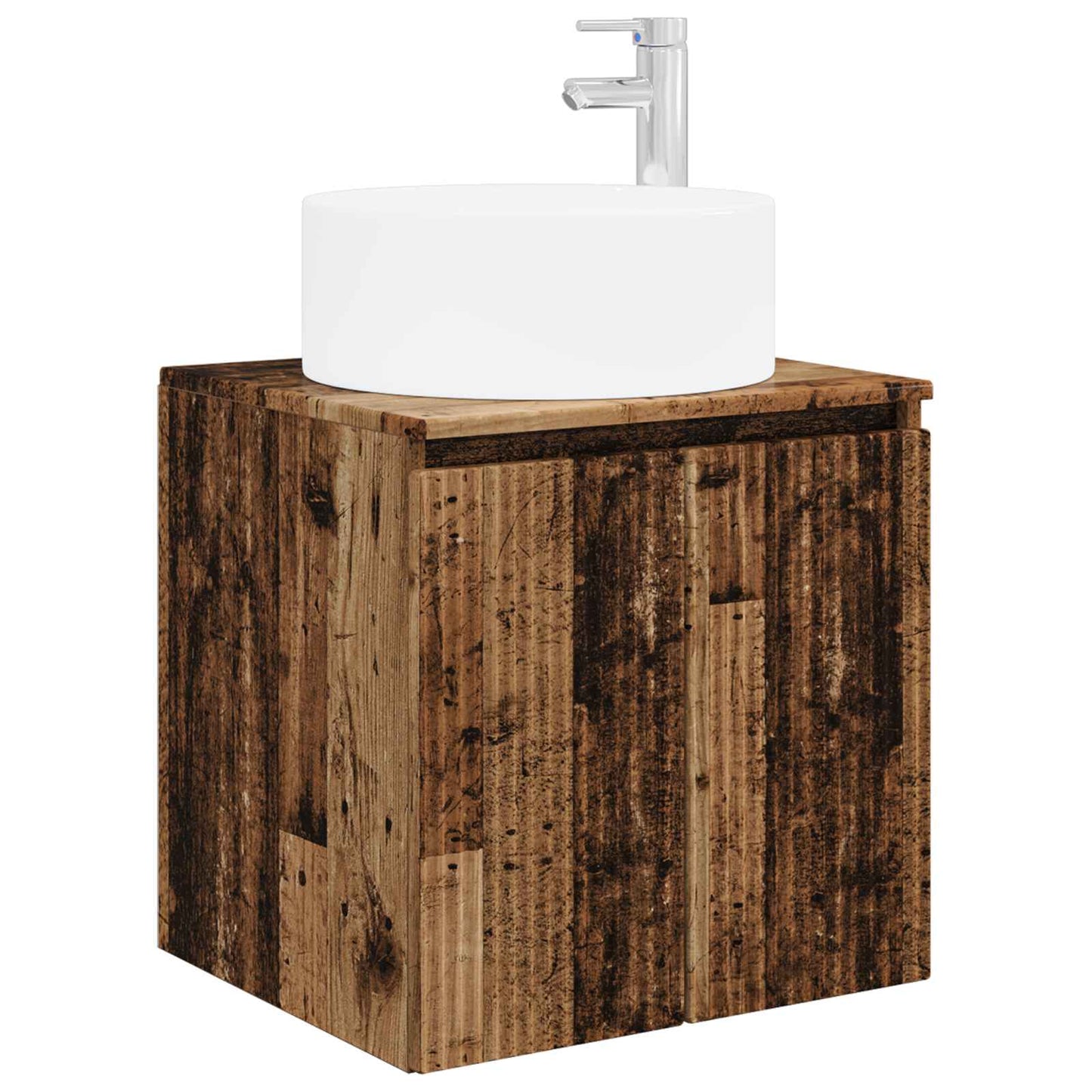 Wall-mounted Sink Vanity Old Wood 49.5 x 44.5 x 65.5 cm