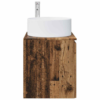 Wall-mounted Sink Vanity Old Wood 49.5 x 44.5 x 65.5 cm