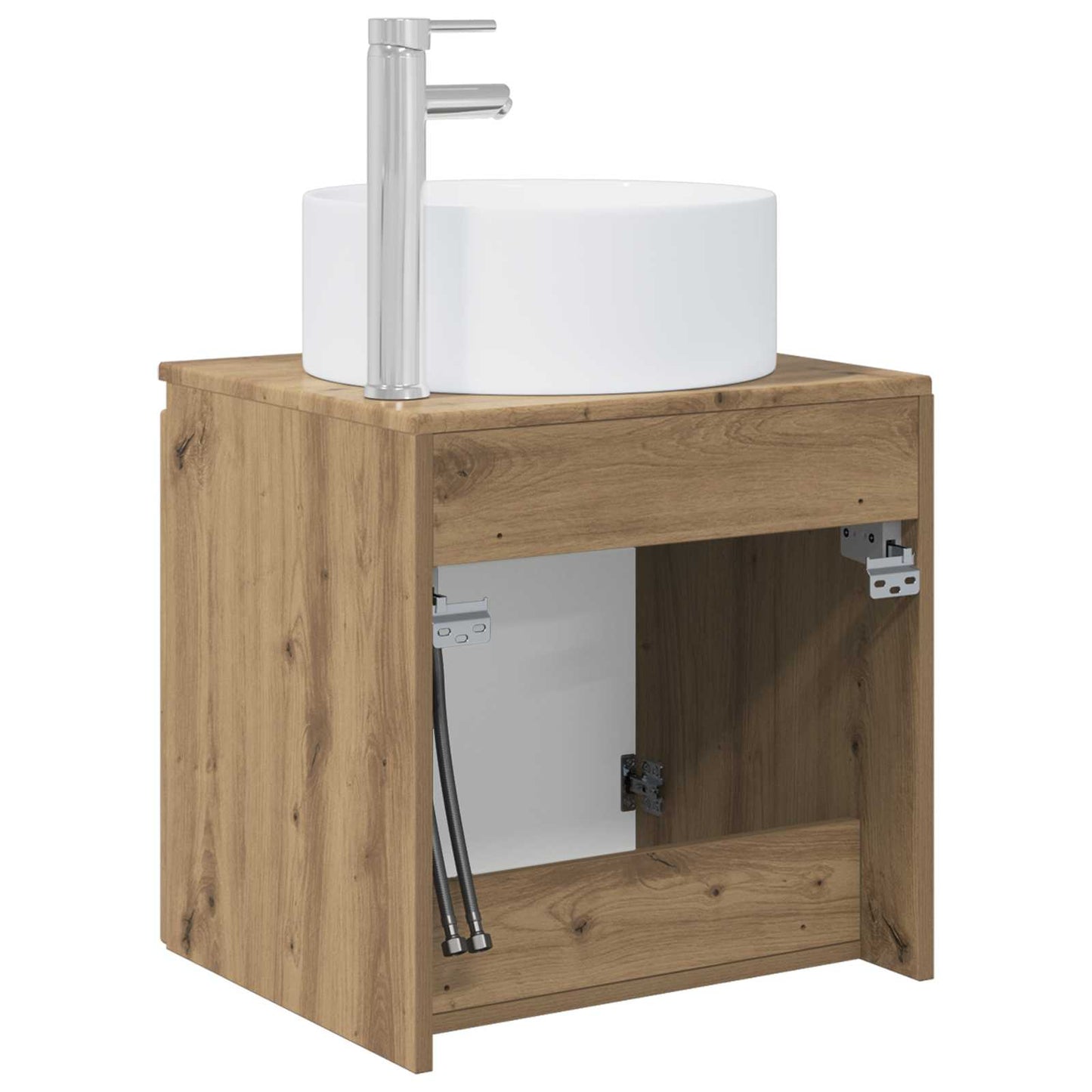 Wall-mounted Sink Vanity Artisan Oak 49.5 x 44.5 x 65.5 cm