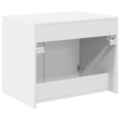 Wall-mounted Bathroom Cabinet White 62.5 x 44.5 x 50 cm