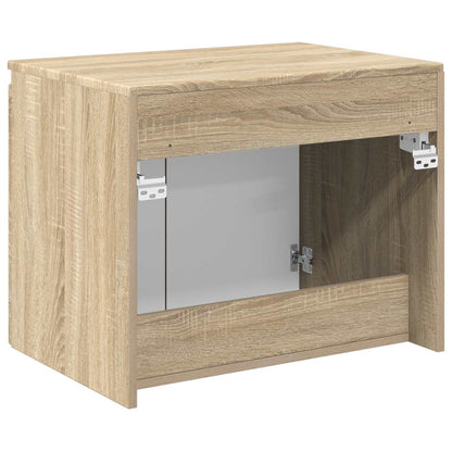 Wall-mounted Bathroom Cabinet Sonoma Oak 62.5 x 44.5 x 50 cm