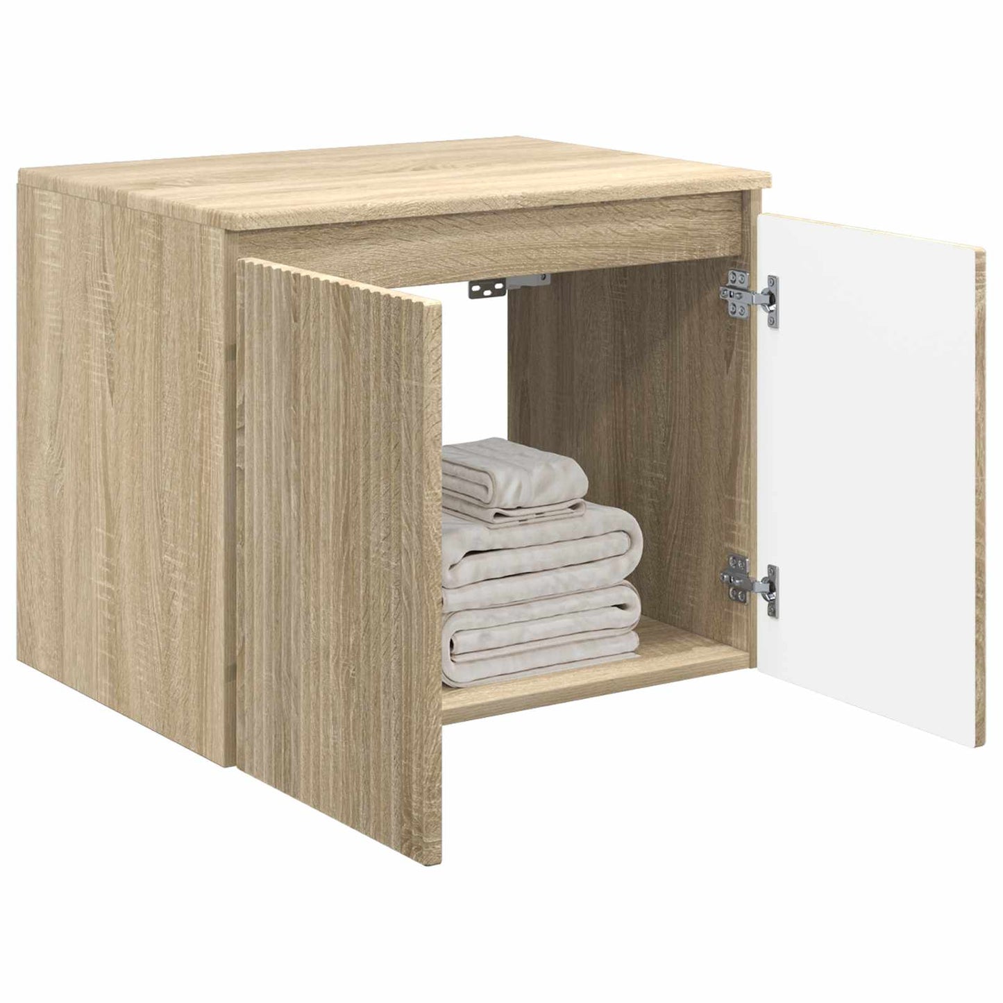 Wall-mounted Bathroom Cabinet Sonoma Oak 62.5 x 44.5 x 50 cm